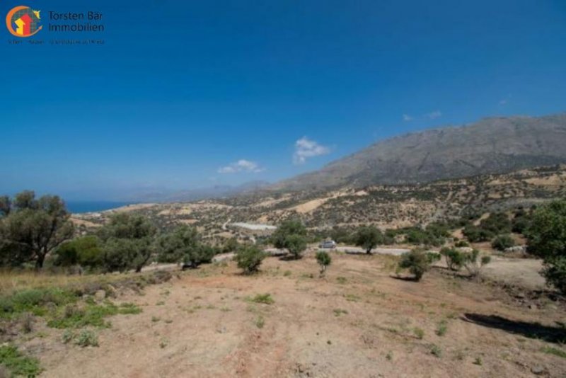 Triopetra Kreta Triopetra Grundstück mit Meerblick in der Nähe von Agios Pavlos und Triopetra Strand Grundstück kaufen